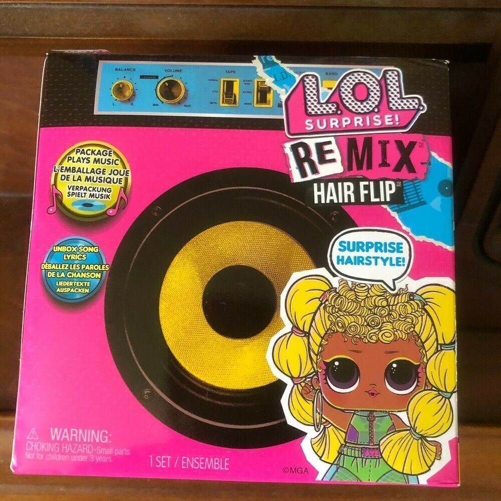 LOL Surprise Remix Hair Flip Dolls 15 Surprises 1 Set Ensemble Remix Pets